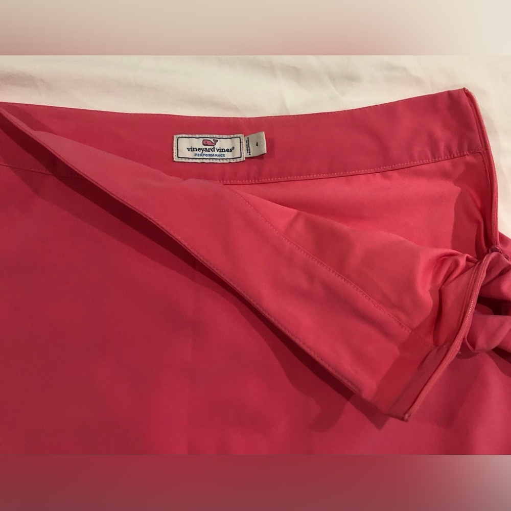 Vineyard Vines pink coral Woman’s Skort size 4 - Picture 6 of 10